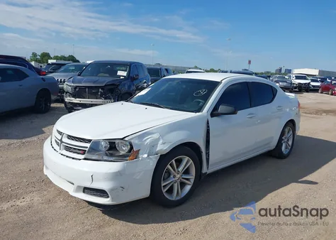2014 Dodge Avenger Se из США, поврежденный, VIN 1C3CDZAB6EN201566